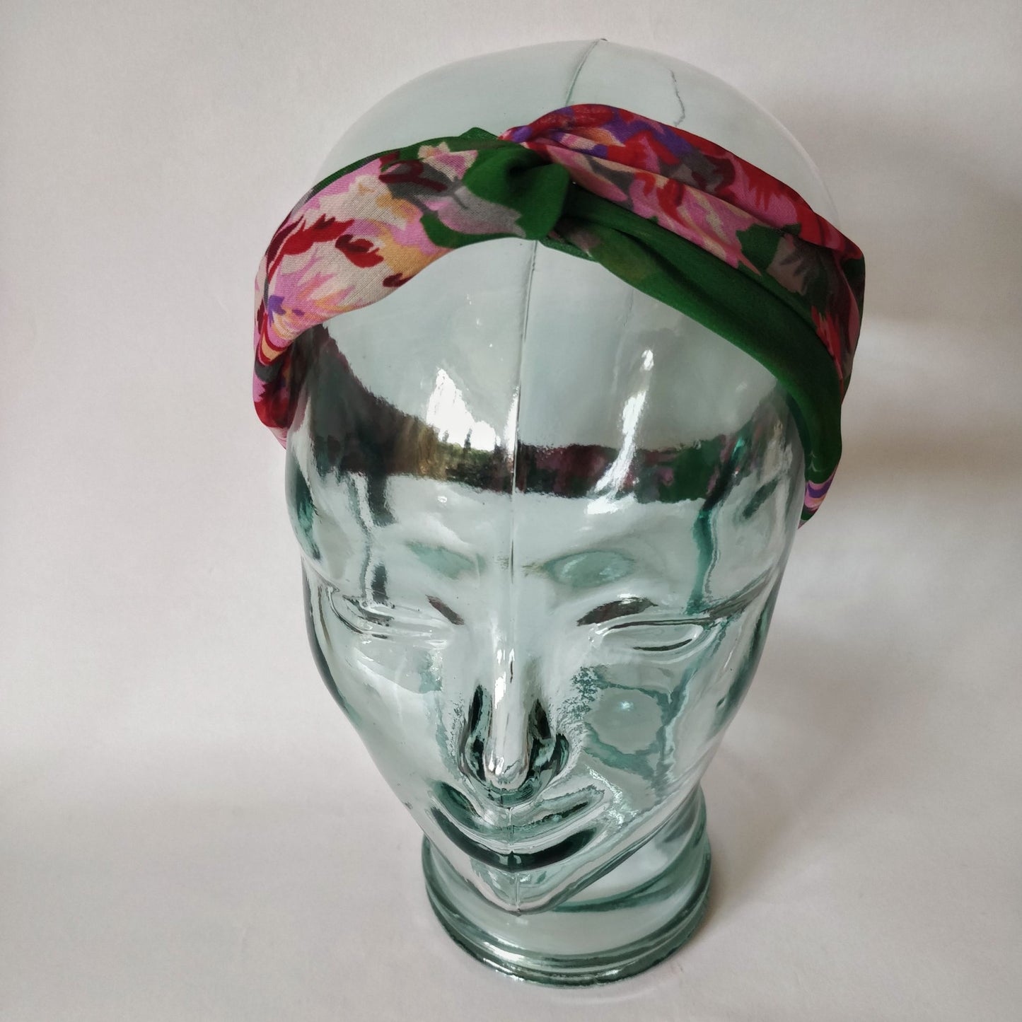 Floral Turban Headband Empowering Women in India - green