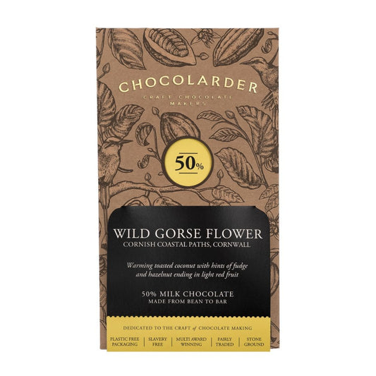 Gorse Flower 50% Milk Chocolate Bar | Cornish chocolate