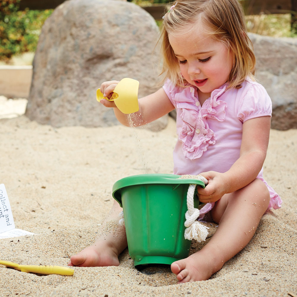 Green Toys Beach Bucket and Spade Set - eco bucket and spade - sustainable beach toys