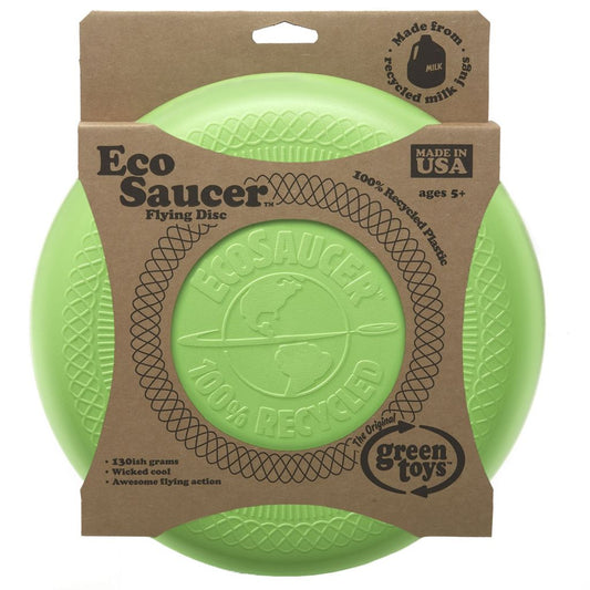 Green Toys Eco Flying Saucer Toy from Good Things in eco packaging