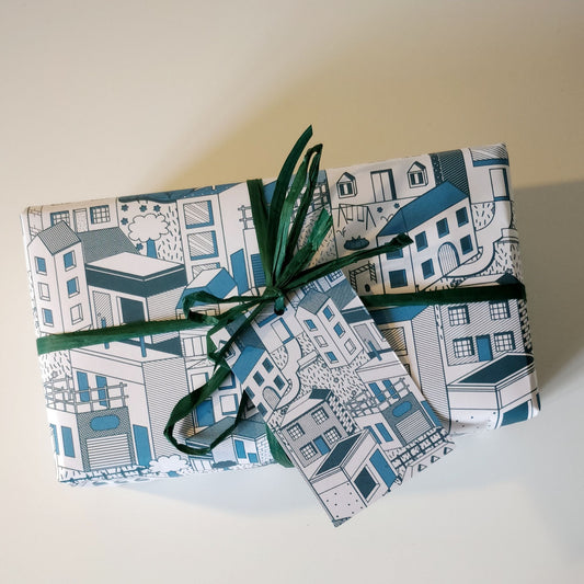Buildings by Rosie Parkinson - eco-friendly recycled hand gift wrap