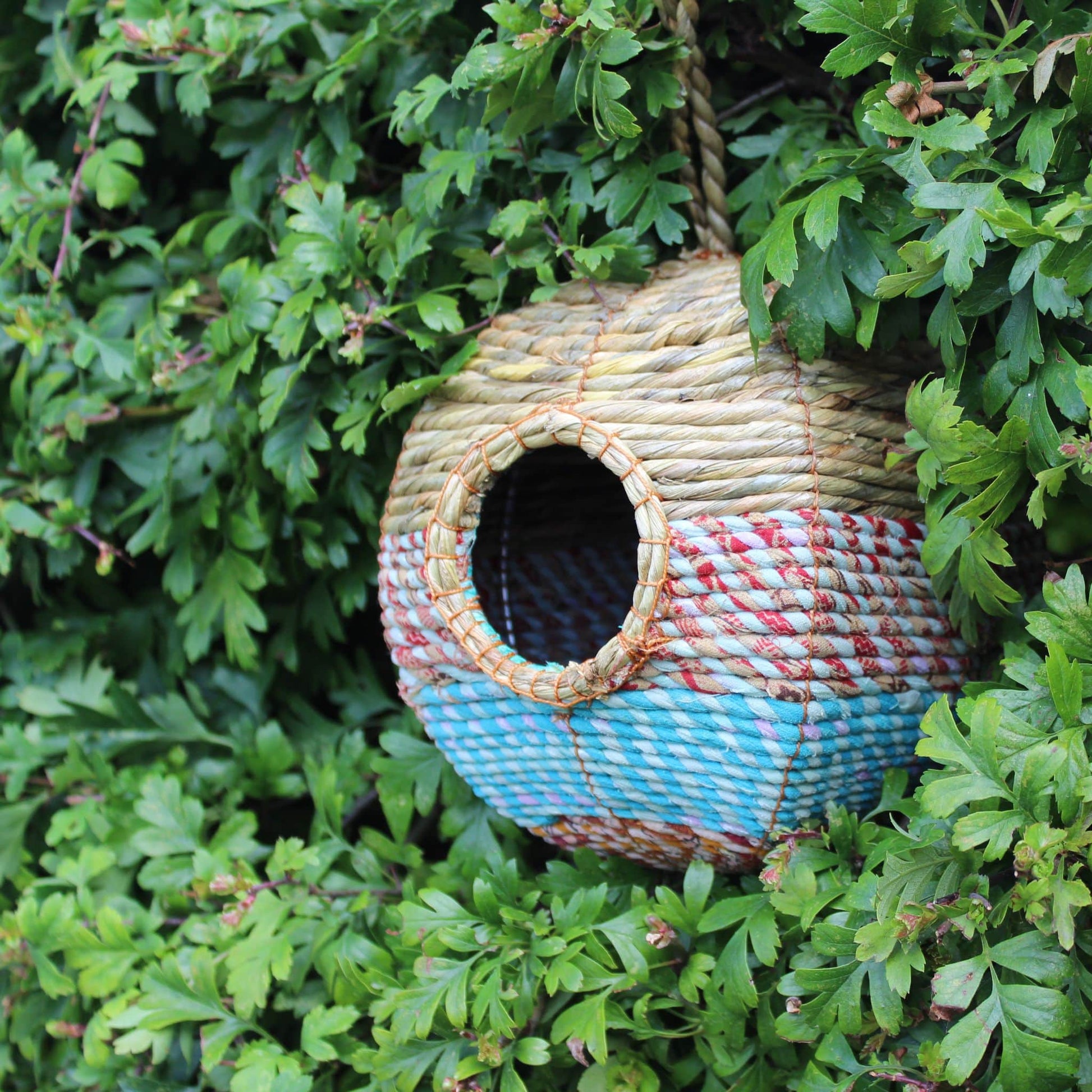 Handmade and Fair Trade Bird Nester  Anita - bird house in hedge