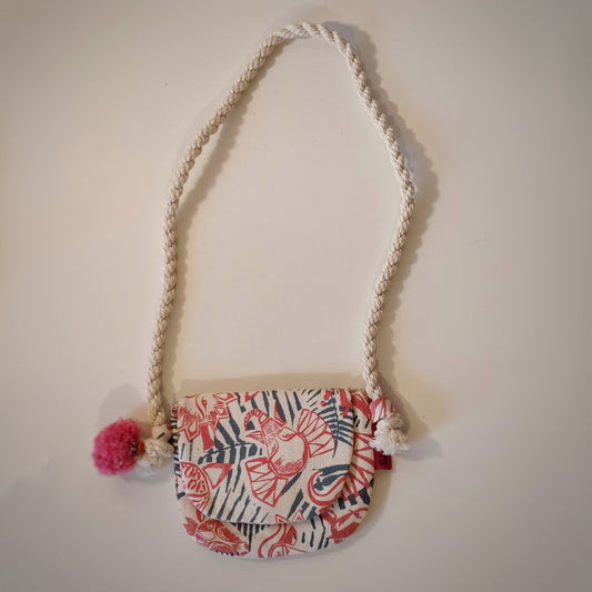 Handmade and Fair Trade Kids Purse - pink