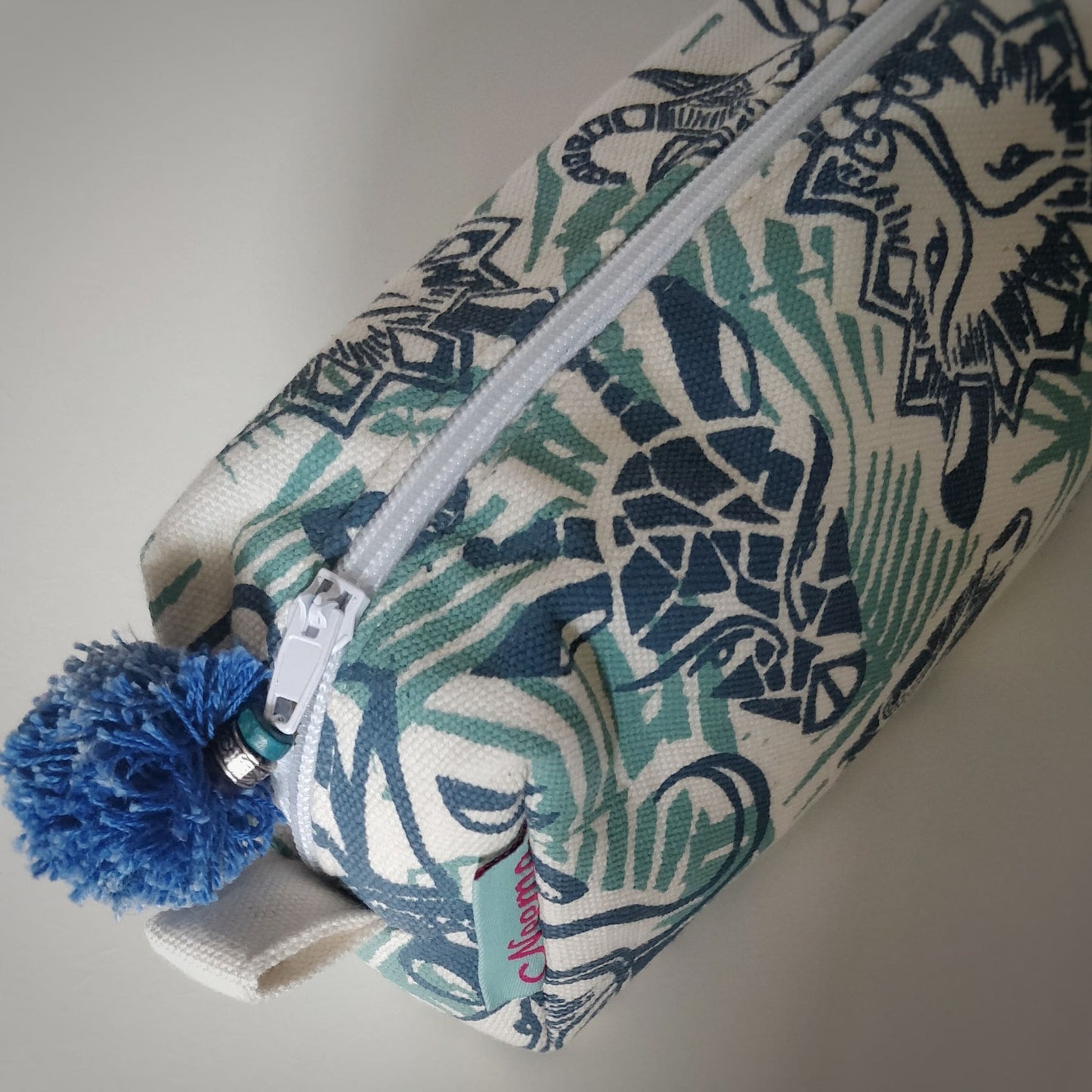 Handmade and Fair Trade Pencil Case  Ruaha Print end