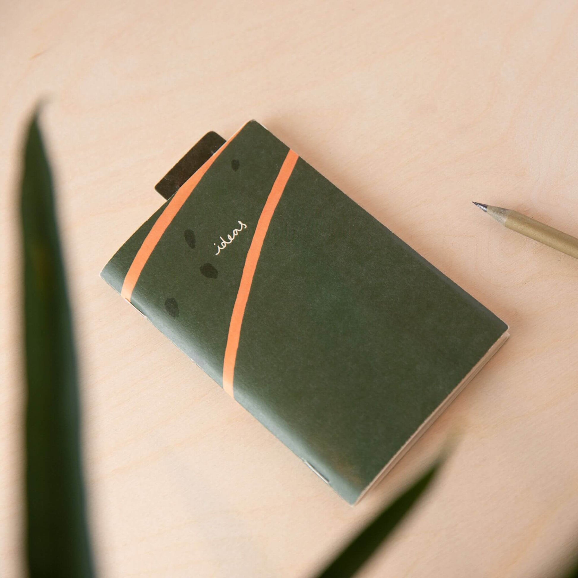 sustainable notebook - ideas green pocketbook