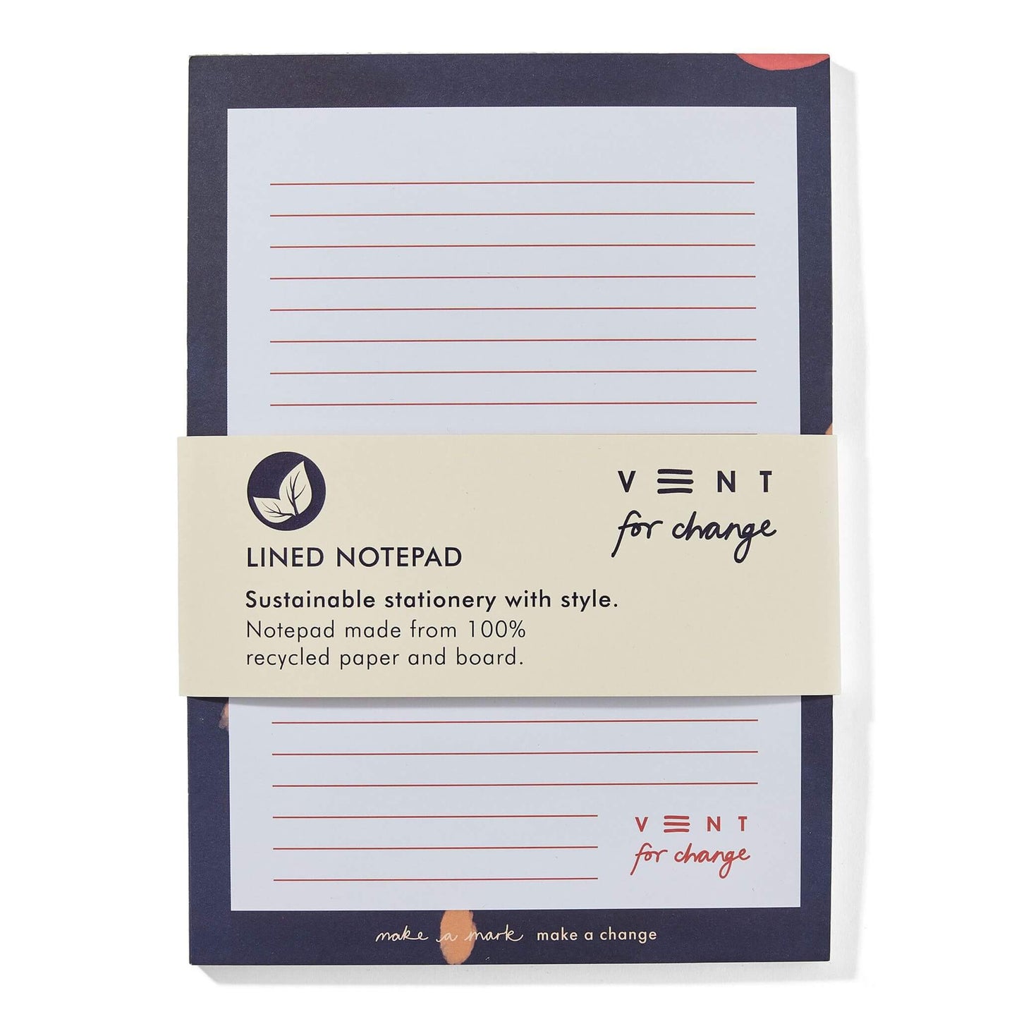Ideas A5 Notepad  Recycled & Sustainable - blue