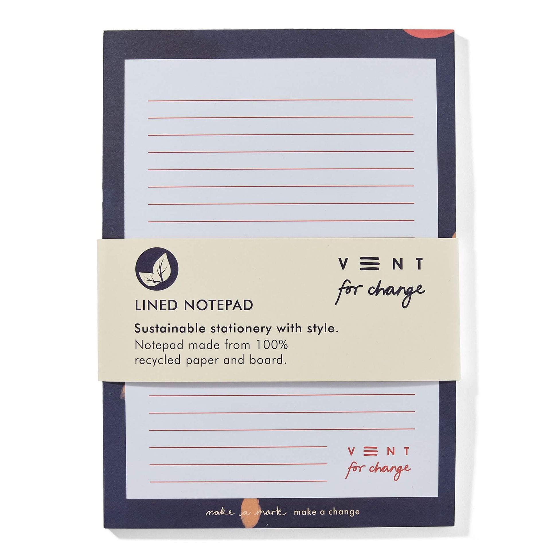 Ideas A5 Notepad  Recycled & Sustainable - blue