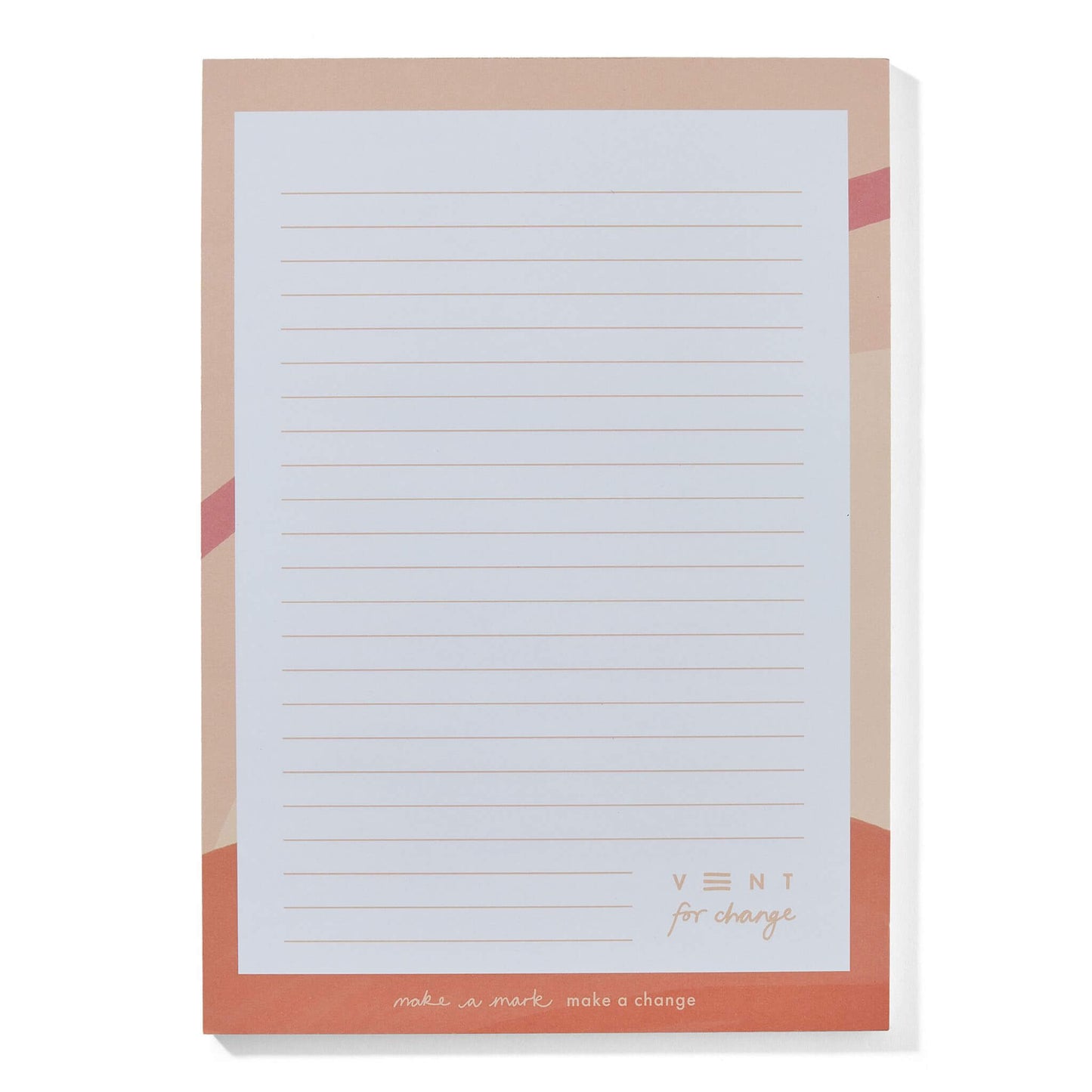 Ideas A5 Notepad  - pink recycled notepad