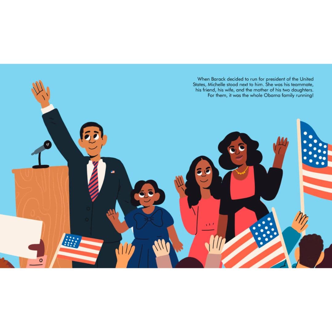 Little People, Big Dream - Michelle Obama, inside book