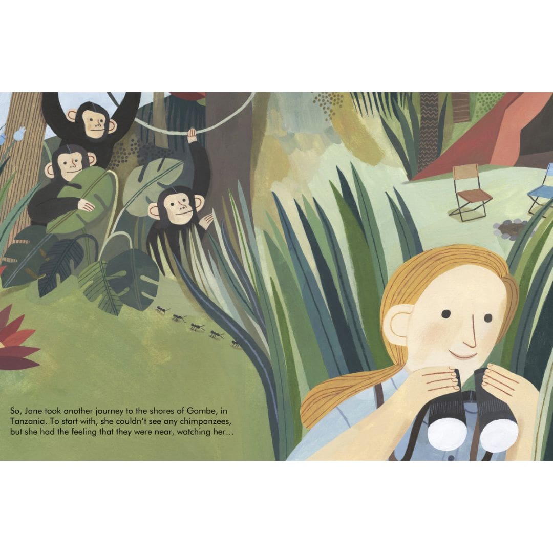 Little People, Big Dreams - Earth Heroes, inside book - Jane Goodall