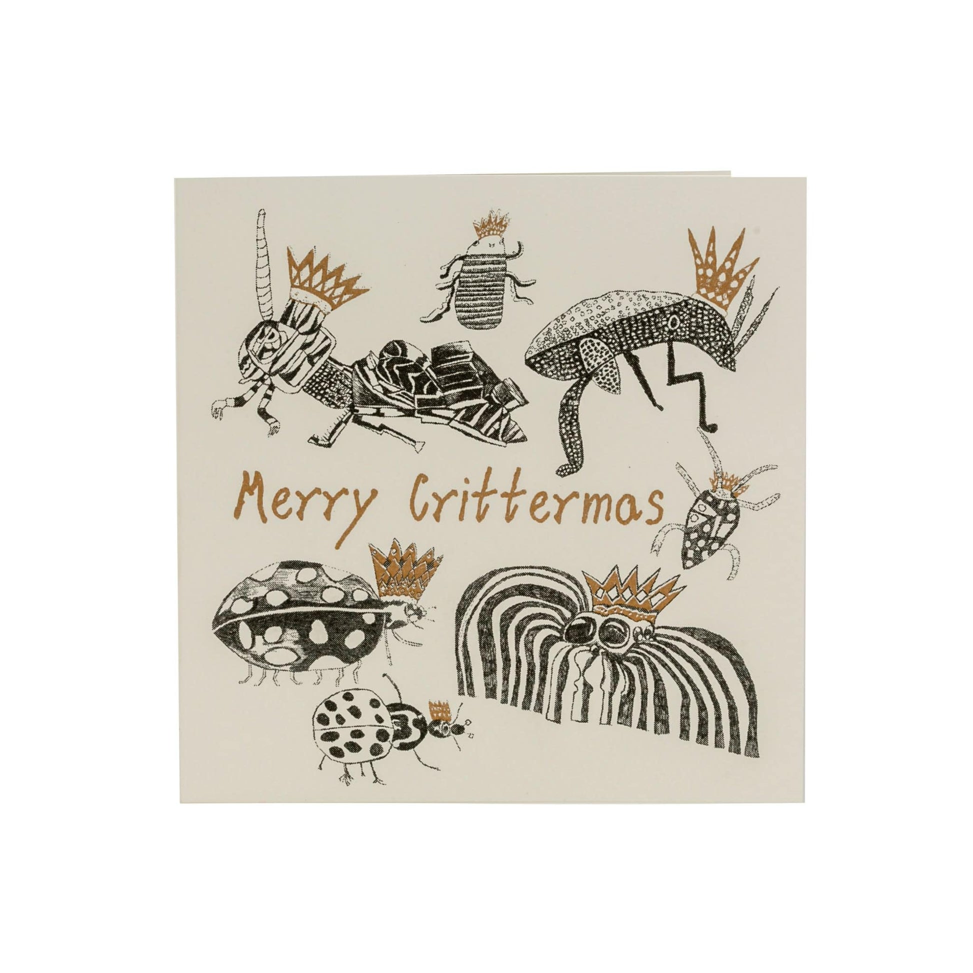Merry Crittermas recycled  Christmas card from ARTHOUSE Unlimited-min