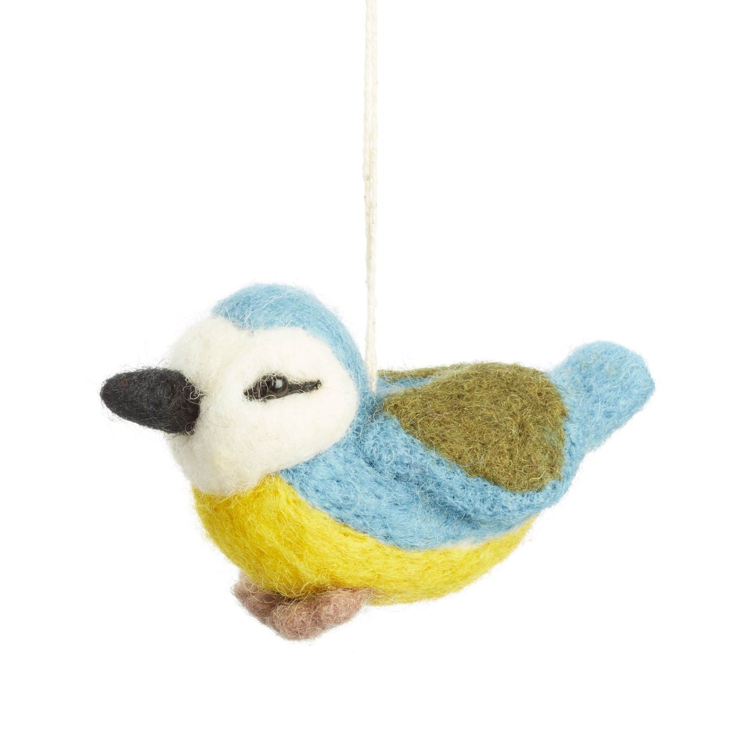 Needle Felt Blue Tit Decoration | Fair Trade and handmade