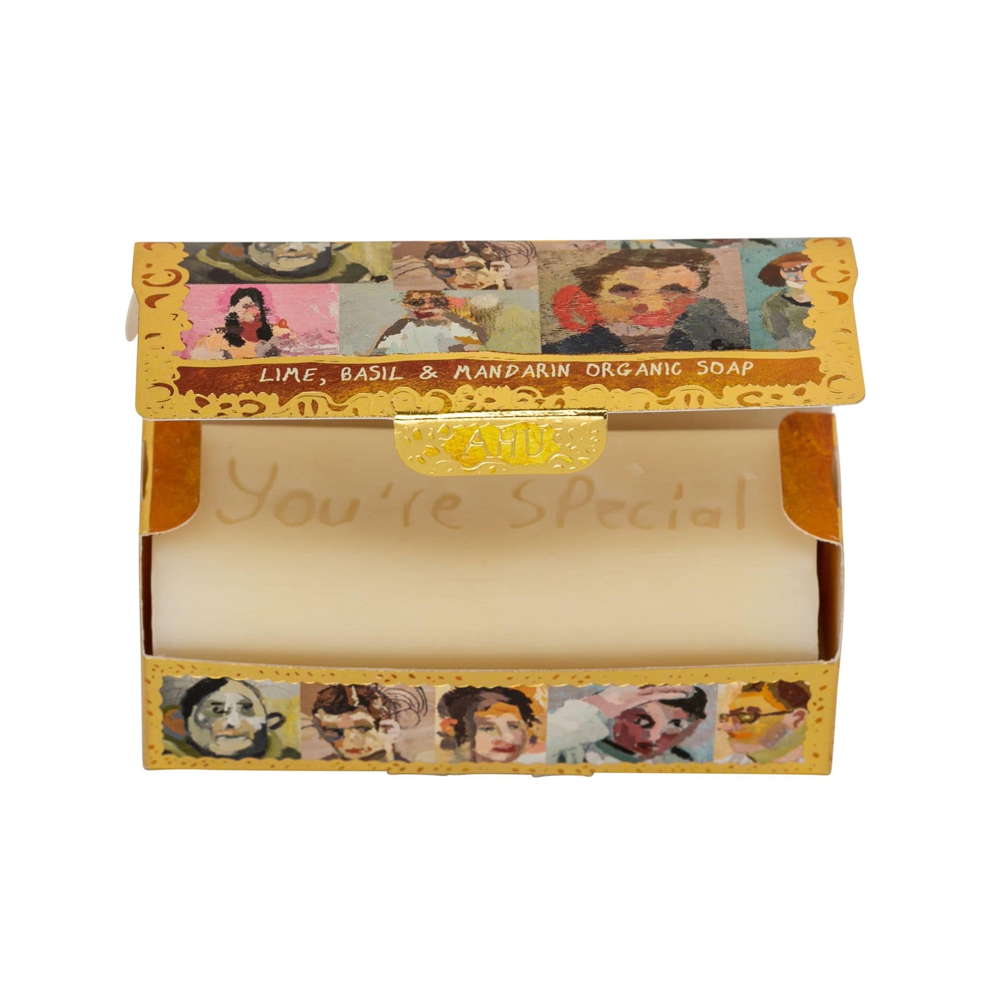 Portraits Tubular Organic & Vegan Soap - open