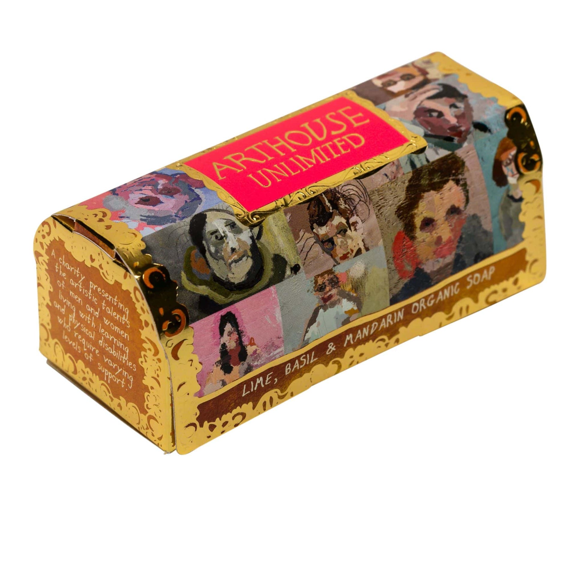 Portraits Tubular Organic & Vegan Soap - diagonal right