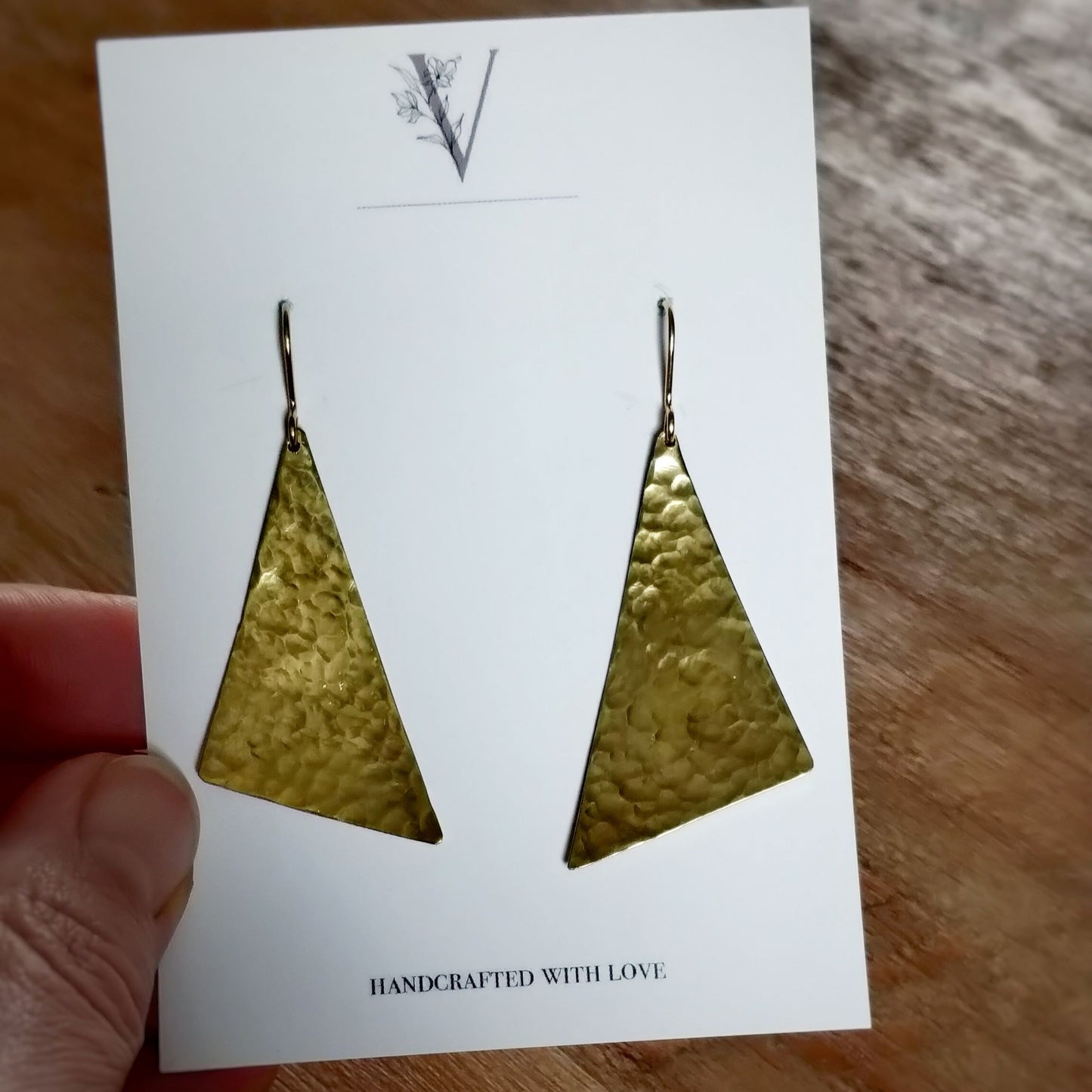 Radiance Drop Earrings  Empowering Women in Uganda - brass earrings