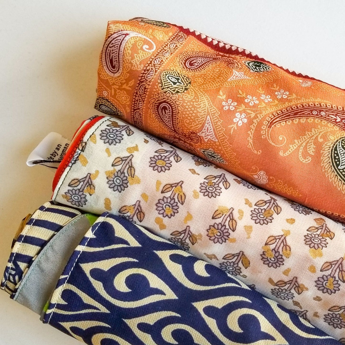 Extra Large Reusable Fabric Gift Wrap | Upcycled and Reversible
