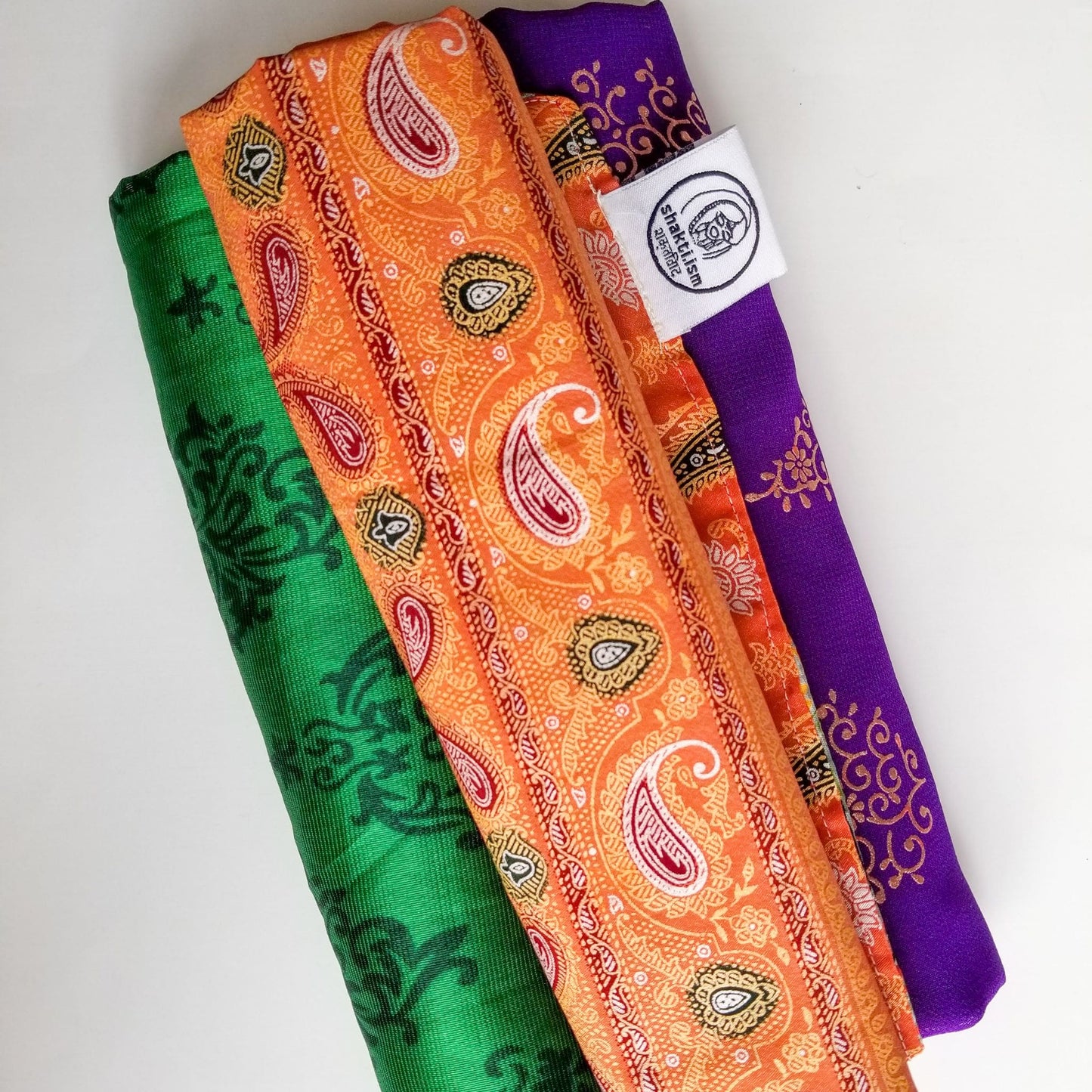 Reusable Fabric Gift Wrap - Upcycled and Reversible Gift wrap in one-of-a-kind designs