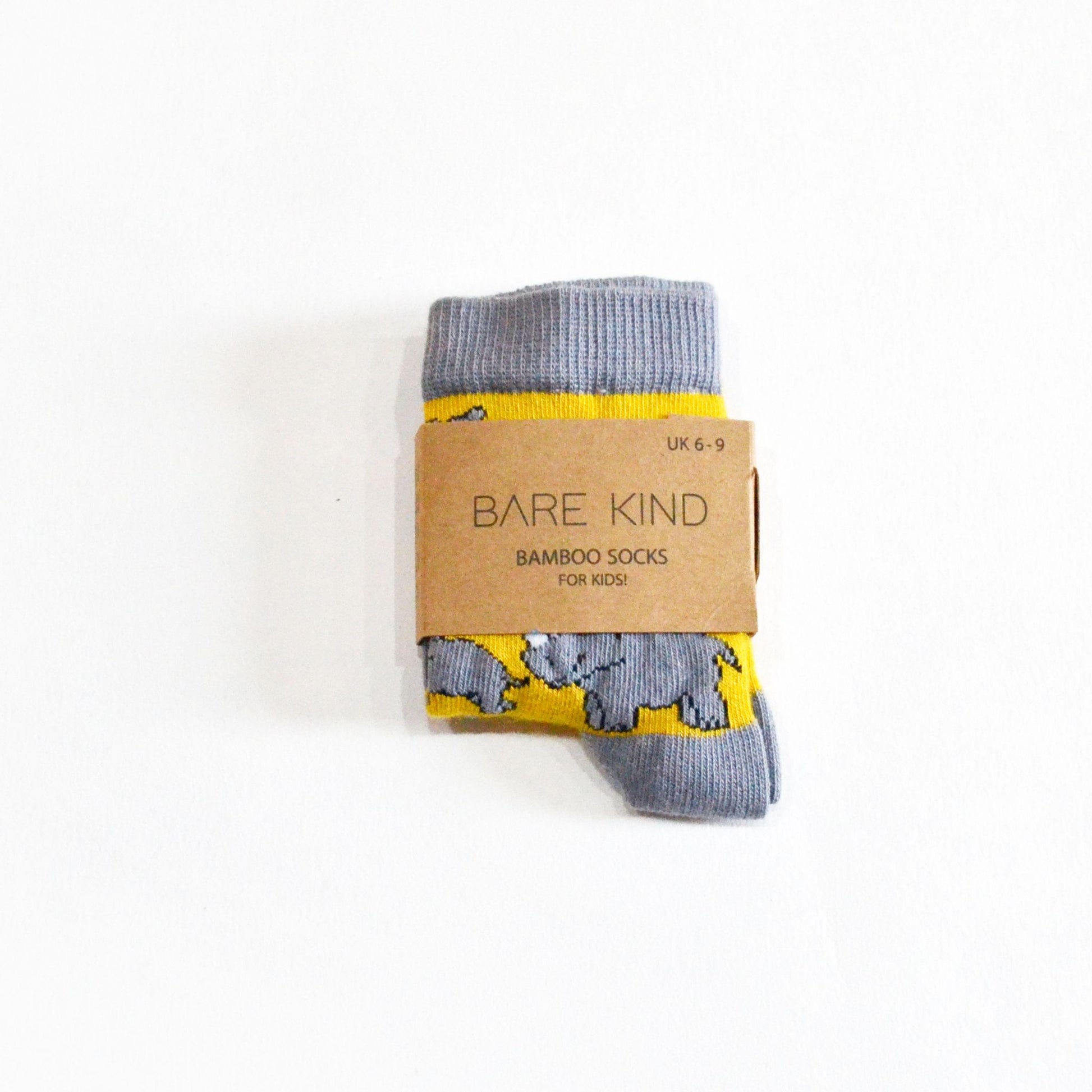 Rhino socks - Bamboo Socks in 3 Kids' Sizes