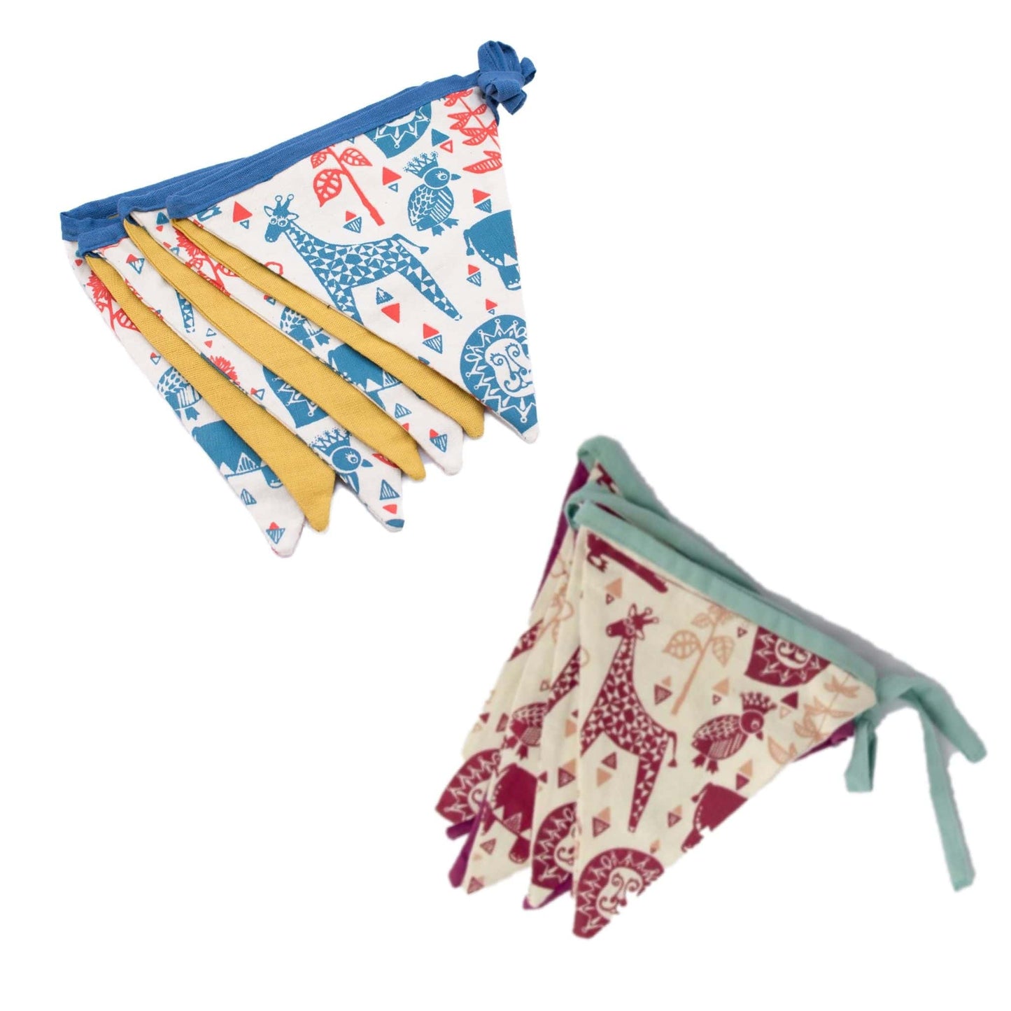 Handmade and Fair Trade Safari Print Bunting | 2 Designs