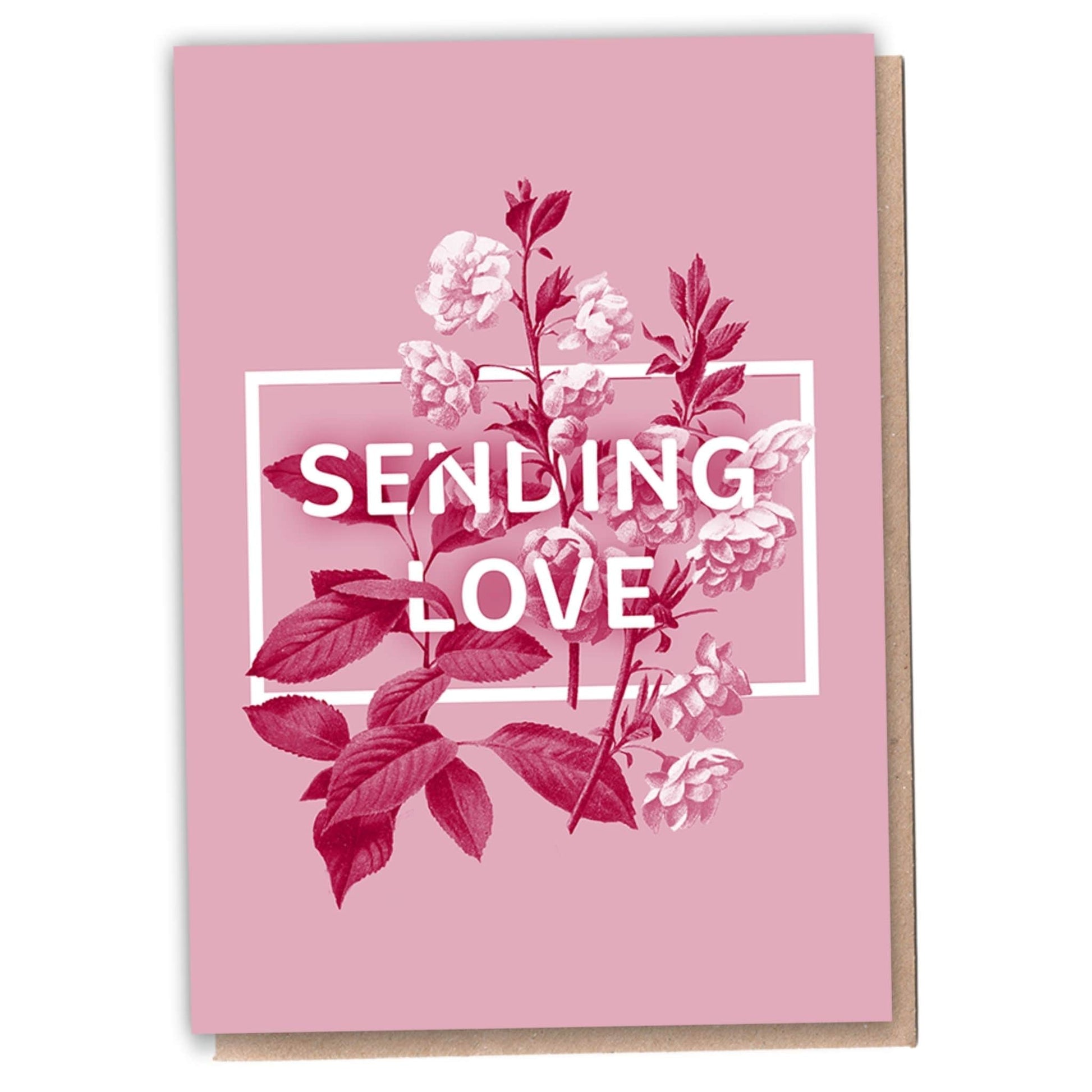 Sending Love - Blank Recycled Card + Tree from 1 Tree Cards
