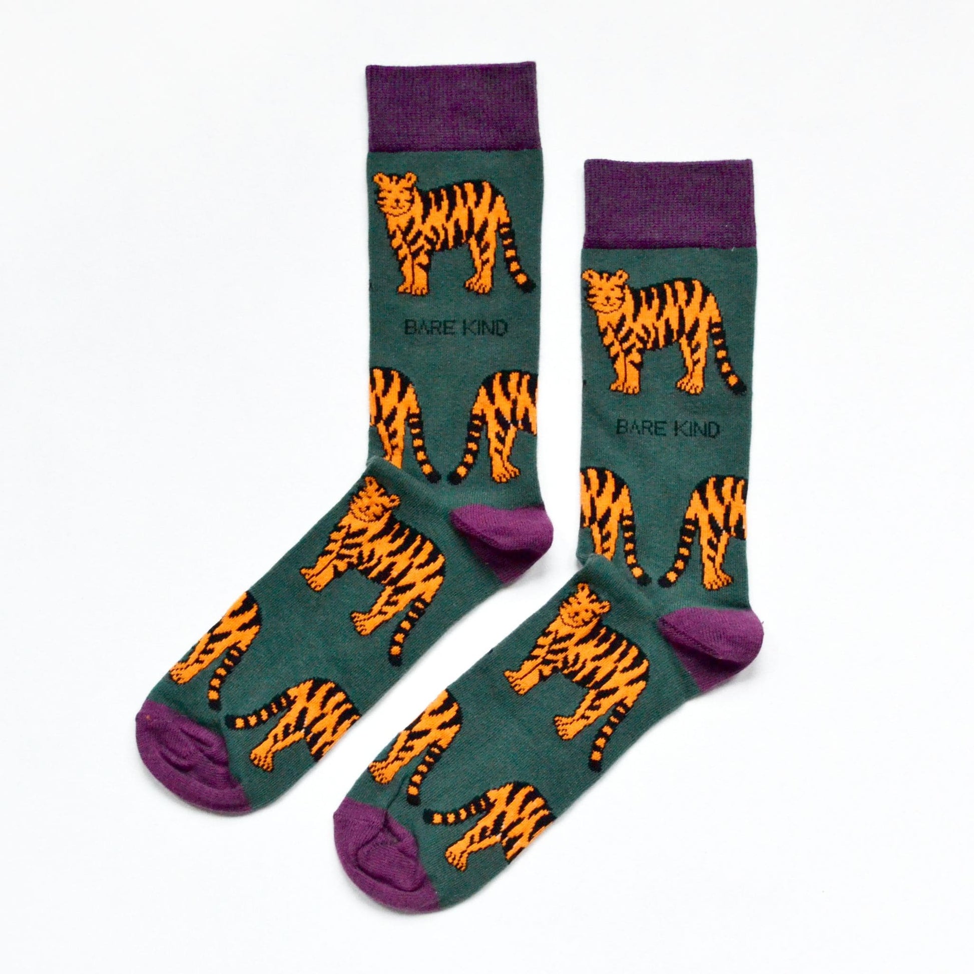 Socks Protecting Tigers - Sustainable Bamboo Socks in 2 Adult Sizes