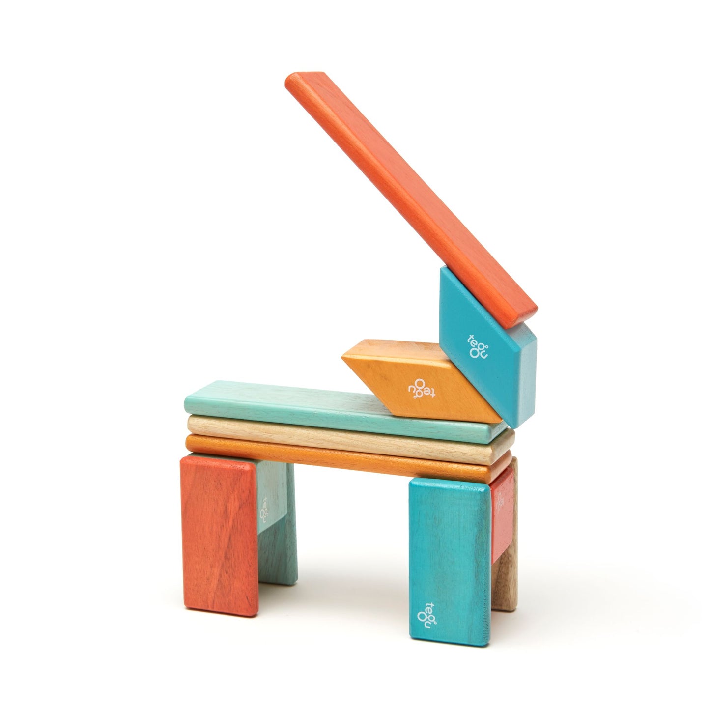 Tegu 14-Piece Magnetic Building Blocks