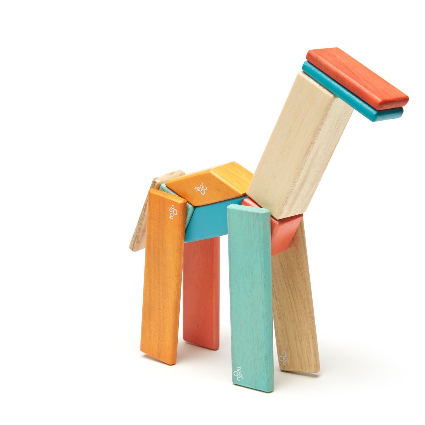 Tegu 14-Piece Magnetic Wooden Building Blocks