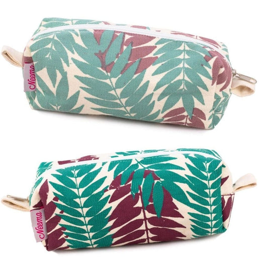 Handmade and Fair Trade Tropical Leaf-Print Bag