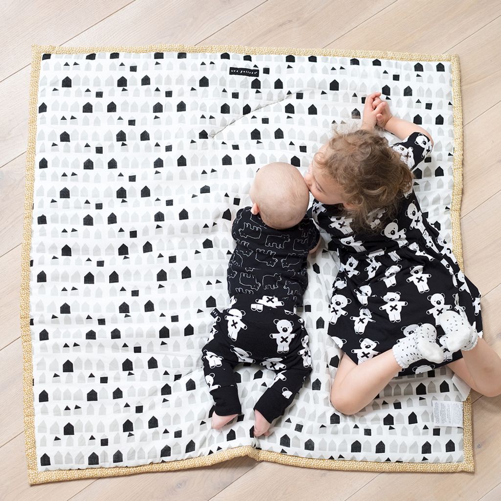 Wee Gallery Playmat - Explore in Organic cotton - reverse side