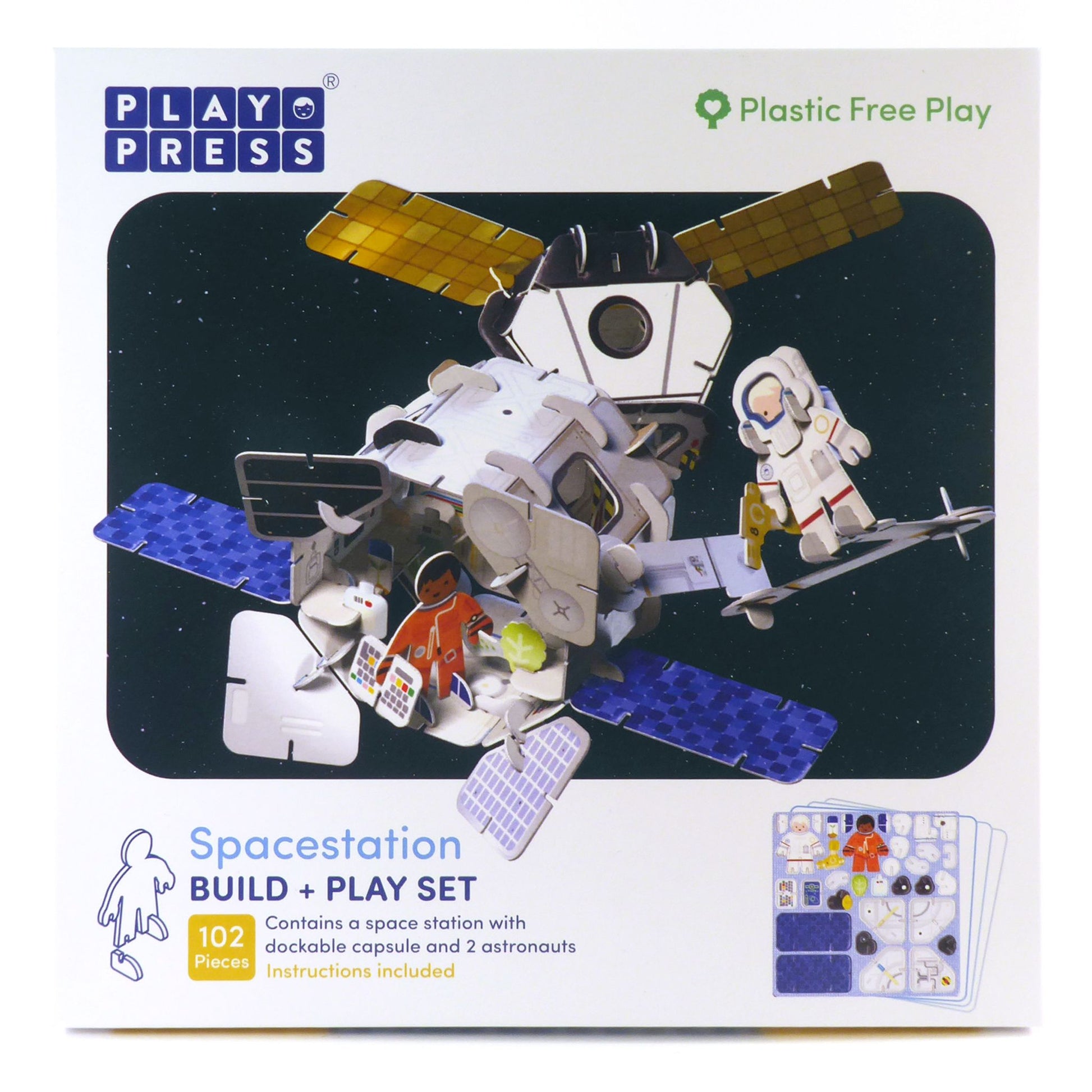 Build and Play Space Station Toy - packaging