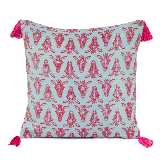 Handmade and Fair Trade Zebra Print Cushion